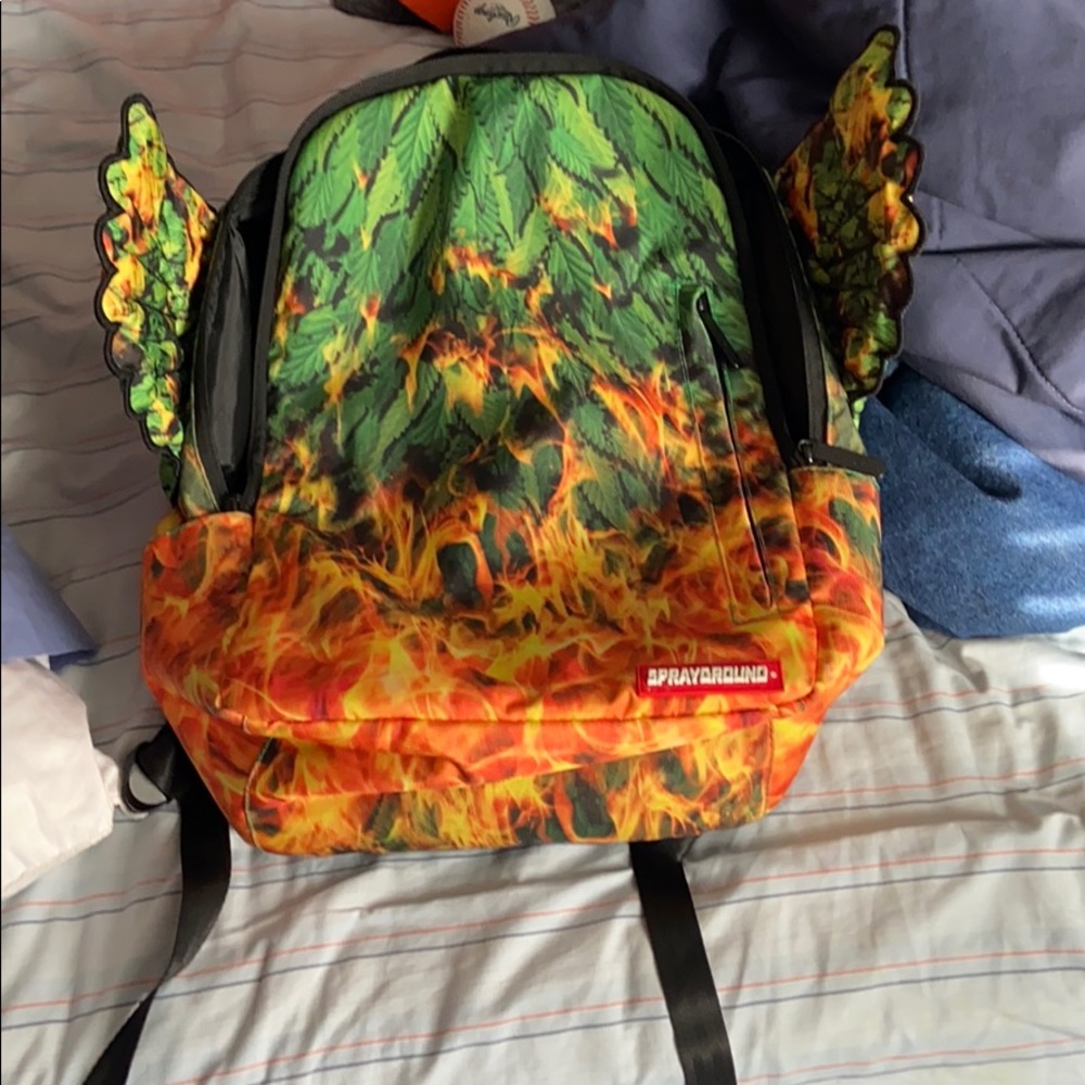 Spray ground book bag